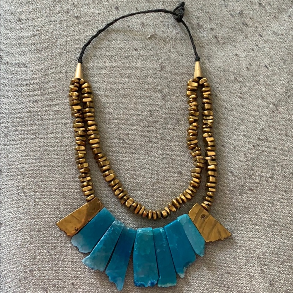 Blue Stone Necklace